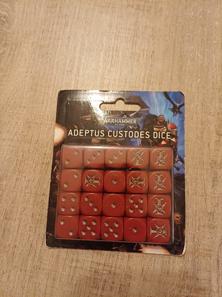 [Vente/Echange] Dés Custodes, Enlèvement ou Envoi, Comme neuf, Warhammer 40000, Accessoires