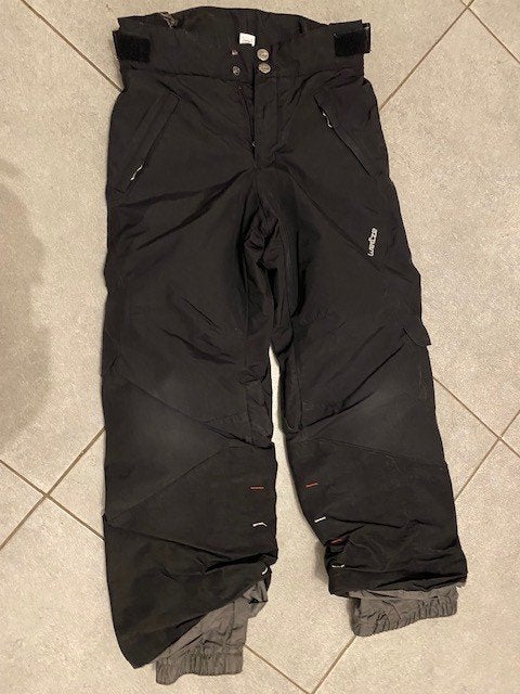 zwarte skibroek maat 6 jaar met gebruikssporen, Sport en Fitness, Skiën en Langlaufen, Ophalen of Verzenden, Gebruikt, Kleding