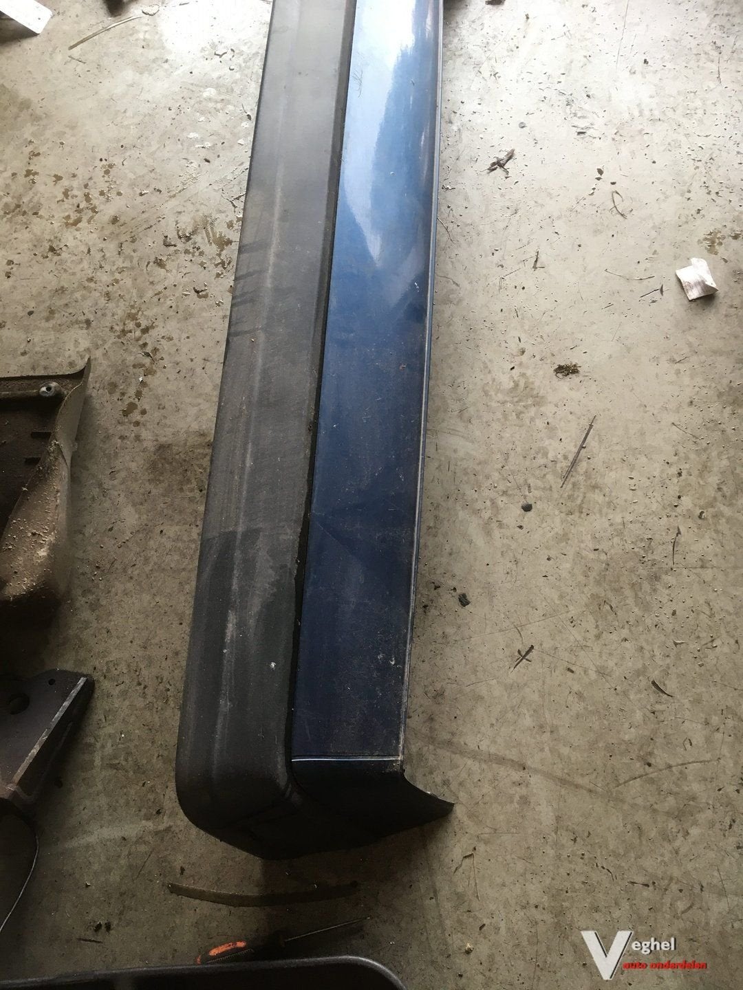 Mercedes w201 / 190 achterbumper blauw, Autos : Pièces & Accessoires, Carrosserie & Tôlerie, Pare-chocs, Arrière, Utilisé, Enlèvement
