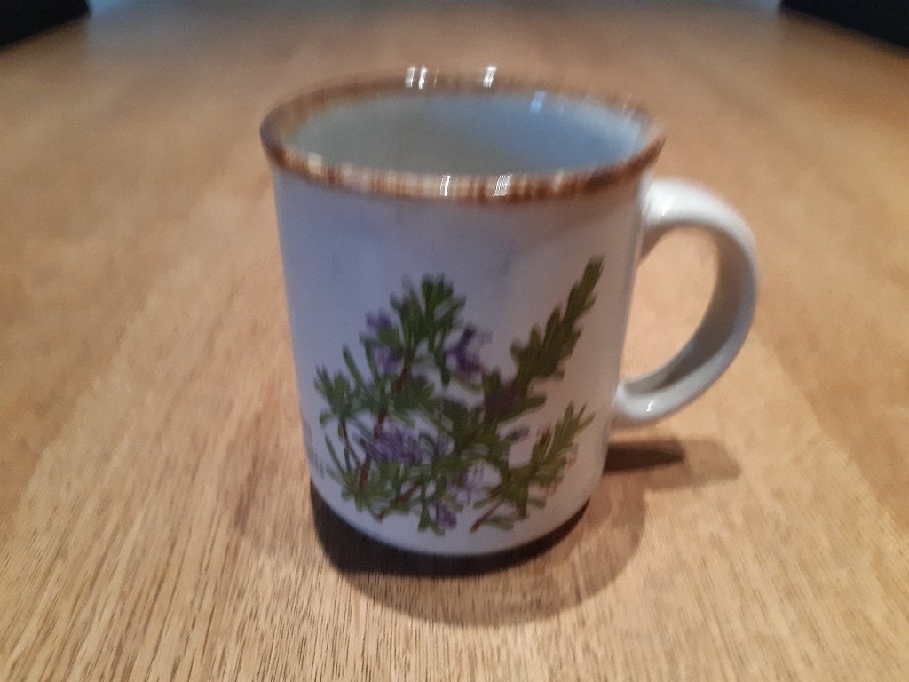 mok bloemetje, Huis en Inrichting, Keuken | Servies, Ophalen of Verzenden, Zo goed als nieuw, Mok