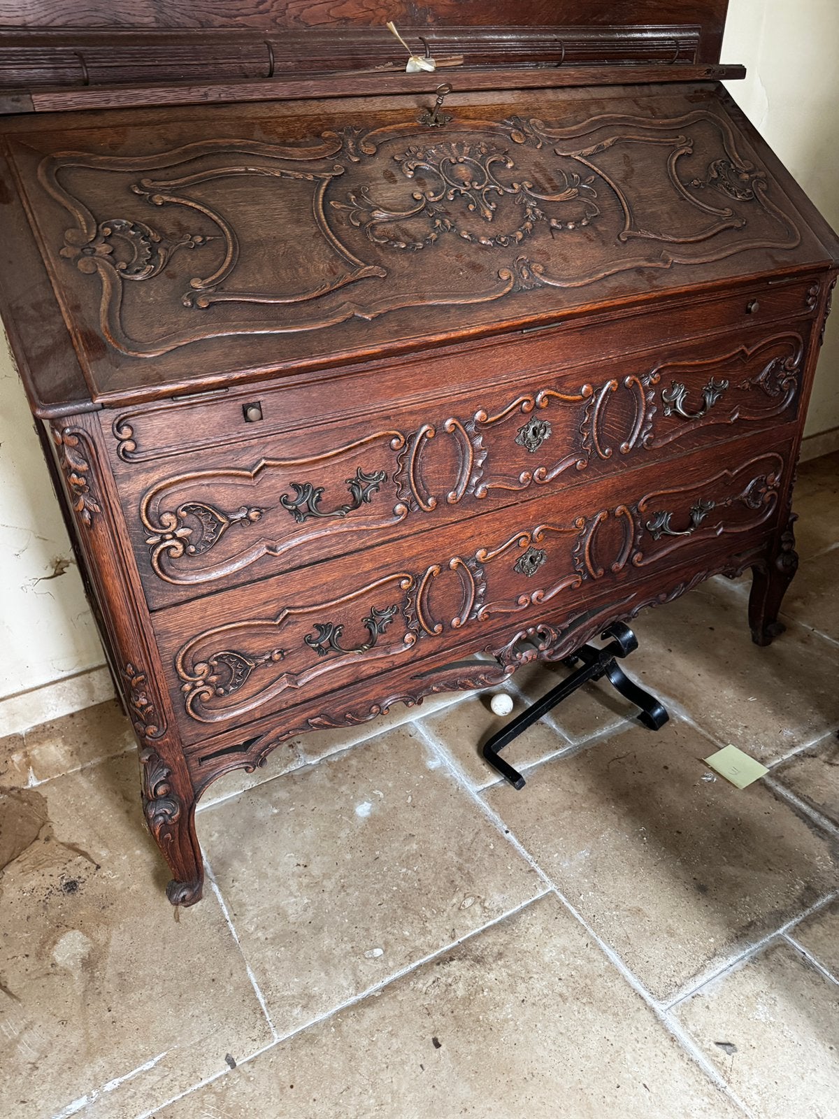 Secrétaire antique, Maison & Meubles, Enlèvement, Utilisé