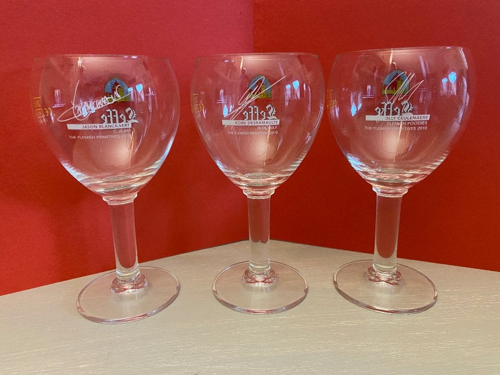 Verres LEFFE, Collections, Enlèvement, Comme neuf, Verre ou Verres, Leffe