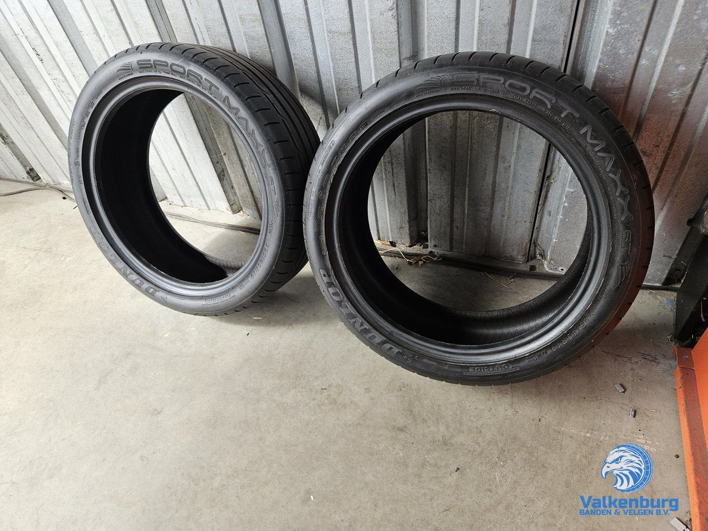 6-7mm! Zomerbanden 225/45R19 Dunlop Sport Maxx RT, Auto-onderdelen, Banden en Velgen, 19 inch, Gebruikt, -, -