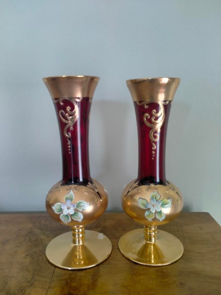 Vintage Boheemse vaasjes., Ophalen