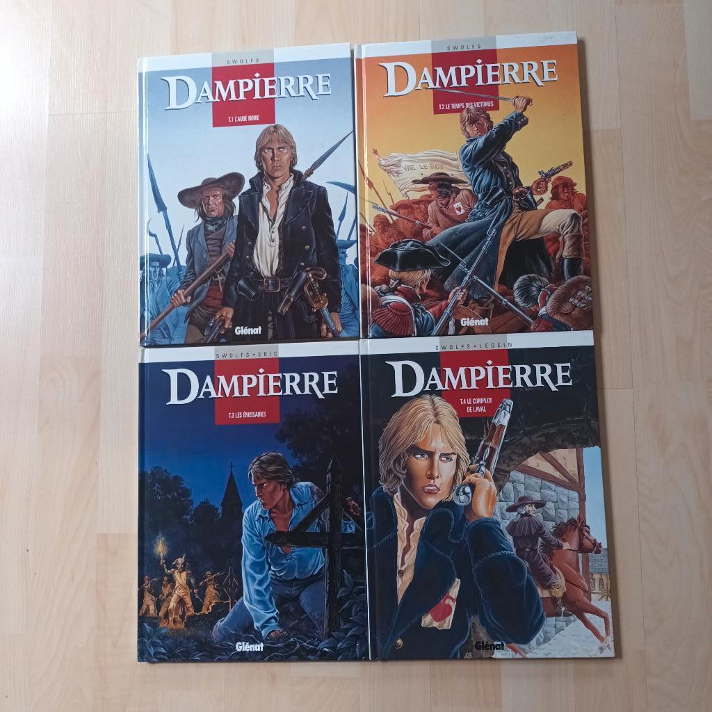 BD Dampierre les 4 premiers tomes et le tome nr 6, Boeken, Ophalen of Verzenden, Zo goed als nieuw, Yves Swolfs., Meerdere stripboeken