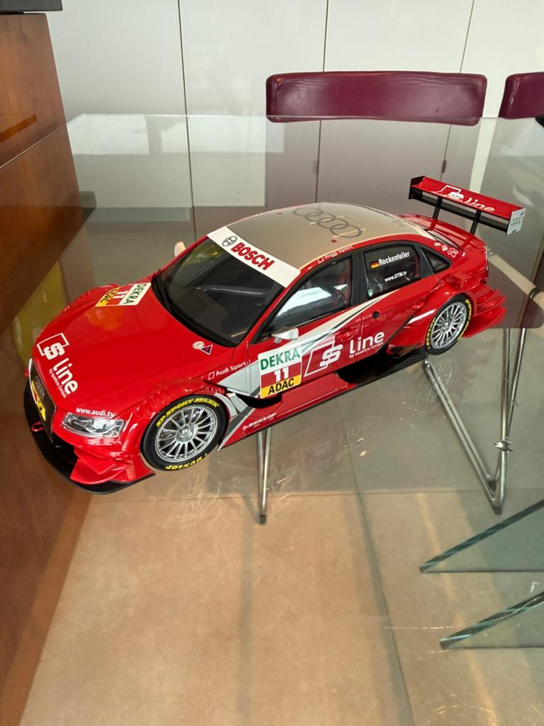 Audi A4 DTM 1:18 Nickel sans boite, Enlèvement ou Envoi, Comme neuf, Voiture, Norev