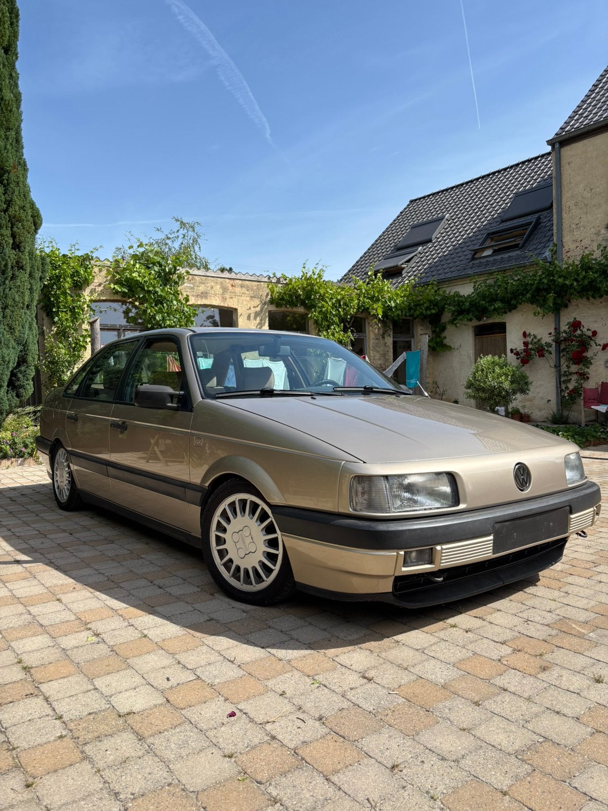 Vw passat B3 (35i), Voorwielaandrijving, Stof, Beige, Beige