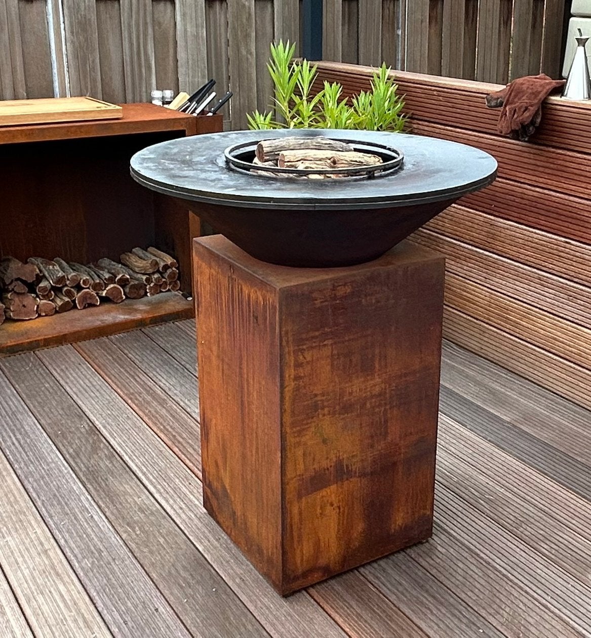 OFYR Classic 85 + accessoires, Jardin & Terrasse, Tables à feu, Comme neuf, Enlèvement