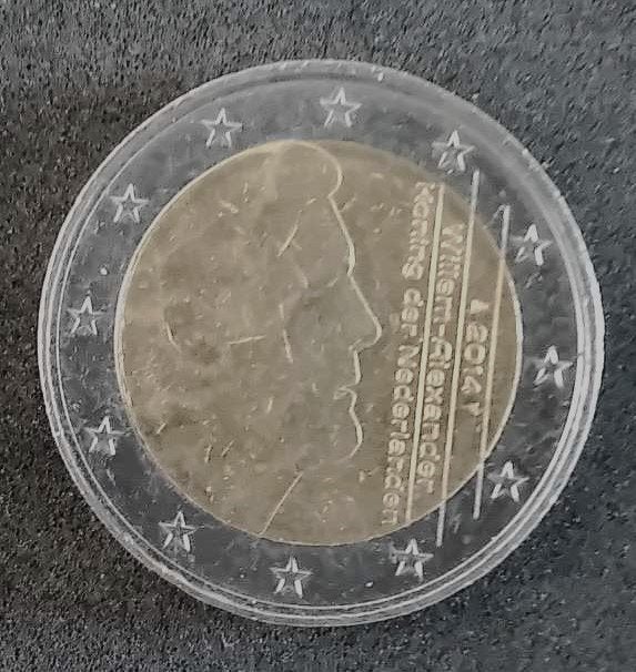 2 euro van Nederland 2014 (Willem Alexander), Postzegels en Munten, Munten | Europa | Euromunten, Losse munt, 2 euro, Ophalen