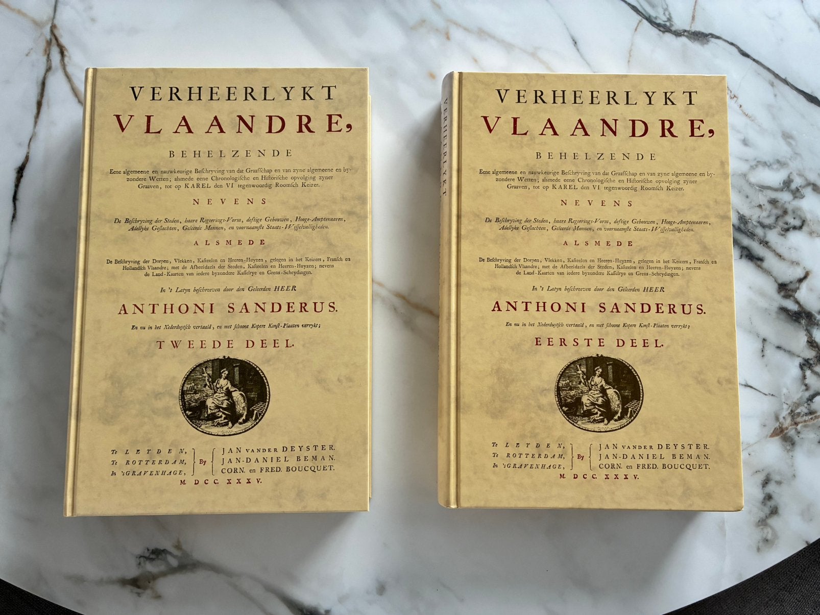 Verheerlykt Vlaandre A. Sanderus, Boeken, Ophalen, Zo goed als nieuw