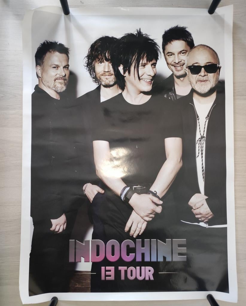 Affiche  concert indichine et queen, Verzamelen, Posters, Ophalen