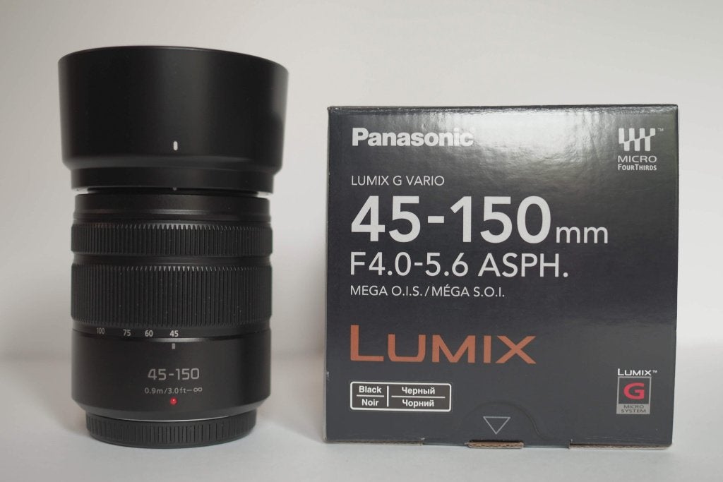 Panasonic Lumix G Vario 45-150mm F/4-5.6 ASPH. Mega OIS, Ophalen of Verzenden, Zo goed als nieuw, Olympus, Minder dan 4 keer