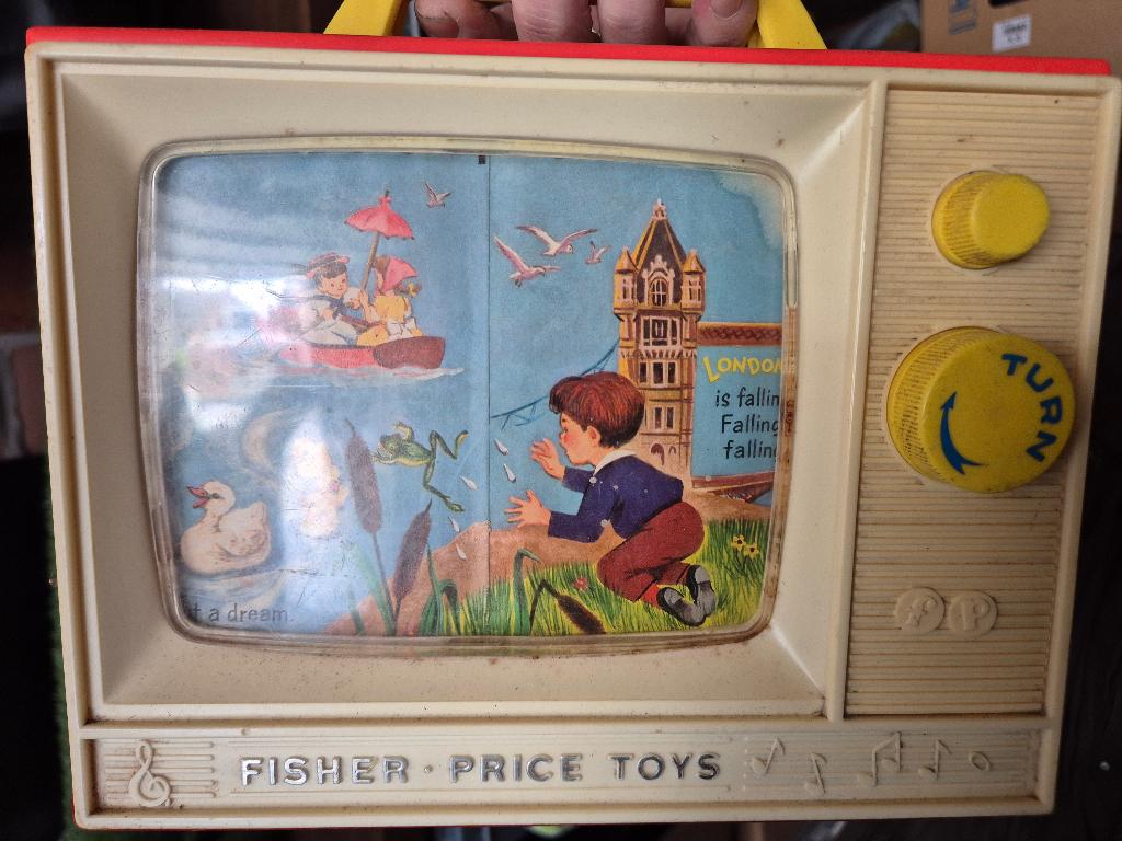 Fisher price vintage muziekdoos, Enlèvement, Utilisé, Autres types, Sonore