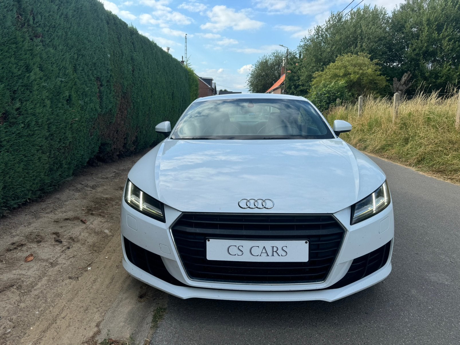 Audi TT | S line | 2.0Tdi | Facelift | Digitale | Led | Alu, Auto's, Audi, 4 zetels, TT, 4 cilinders, Wit
