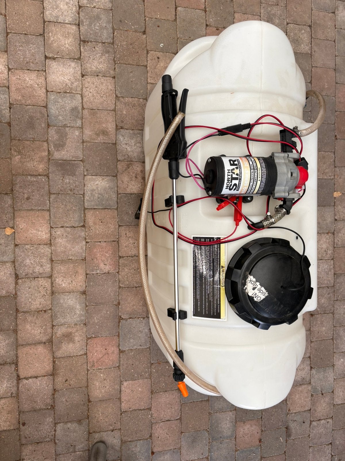 NorthStar tank met 12V-pomp, Enlèvement, Utilisé
