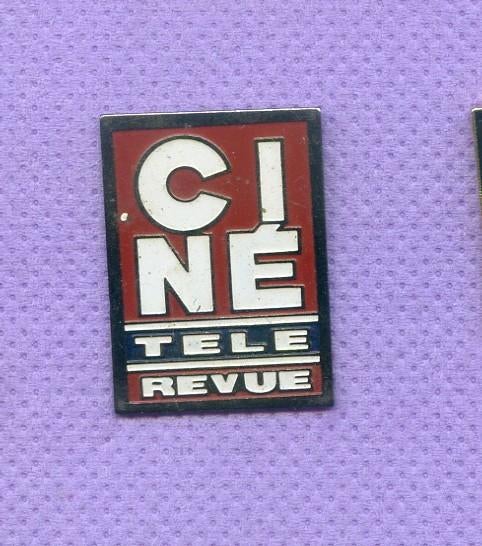 pins magazine cine tele revue xa215, Verzenden, Overige onderwerpen, Speldje of Pin