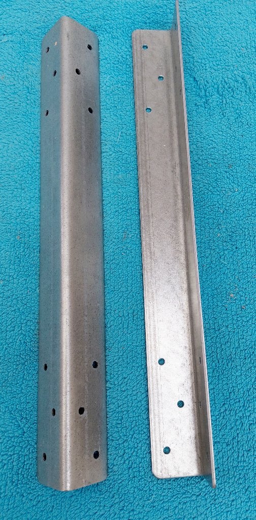 Hoekprofiel: 30mmx30mm  --  lengte 30cm., Doe-het-zelf en Bouw, Ophalen of Verzenden, Nieuw