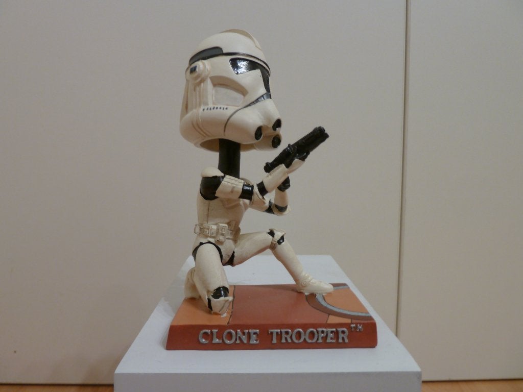 Bobble Buddies Clone Trooper, Verzamelen, Ophalen of Verzenden, Zo goed als nieuw, Beeldje of Buste