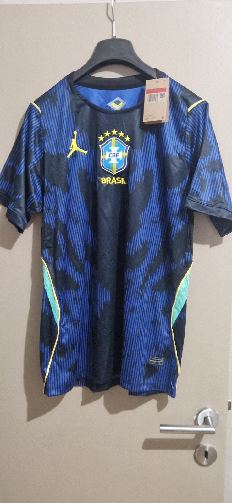 Nouveau maillot extérieur du Brésil 2026/2027 — Jordan Brand, Taille M, Enlèvement ou Envoi, Neuf, Maillot
