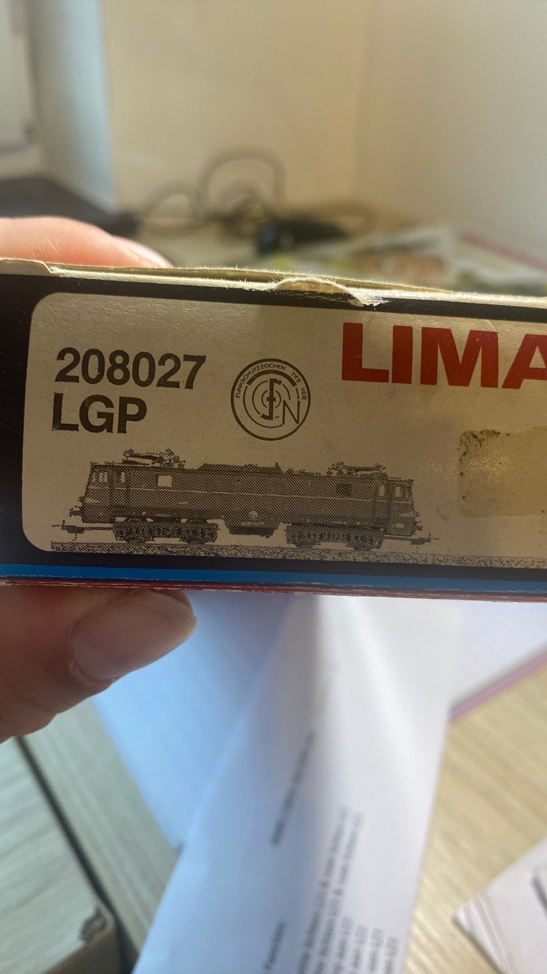Lima nmbs sncb 1505 DCC 2 rail, Ophalen of Verzenden, Zo goed als nieuw, Locomotief, Lima