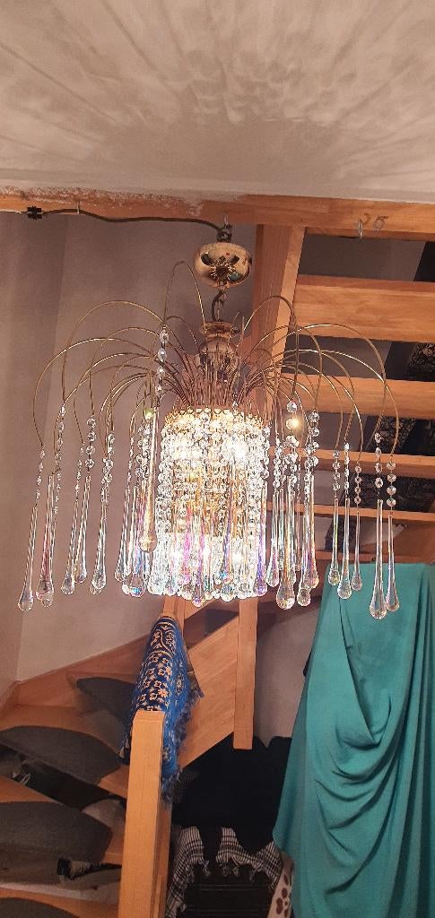 kristallen luster style murano, Ophalen