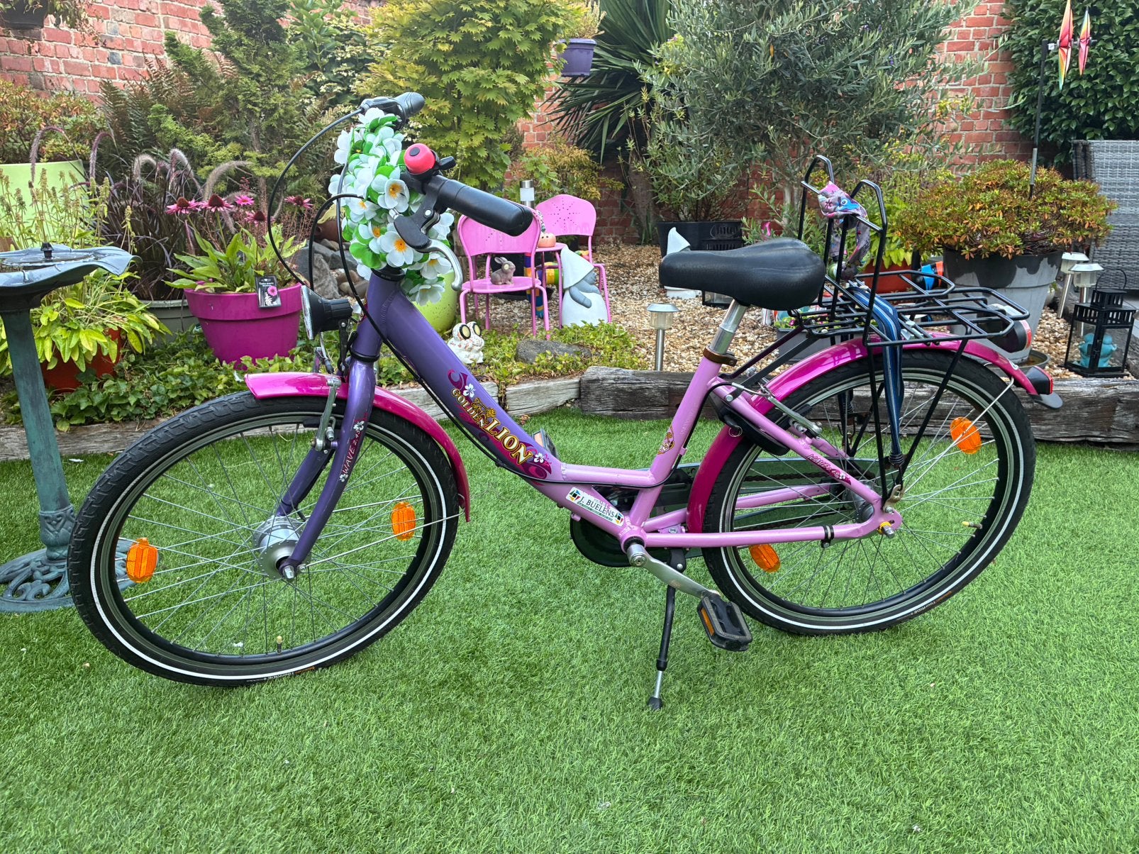 Moooie, tip top in orde meisjes fiets, Fietsen en Brommers, Ophalen, Velgrem, Handrem, Gebruikt