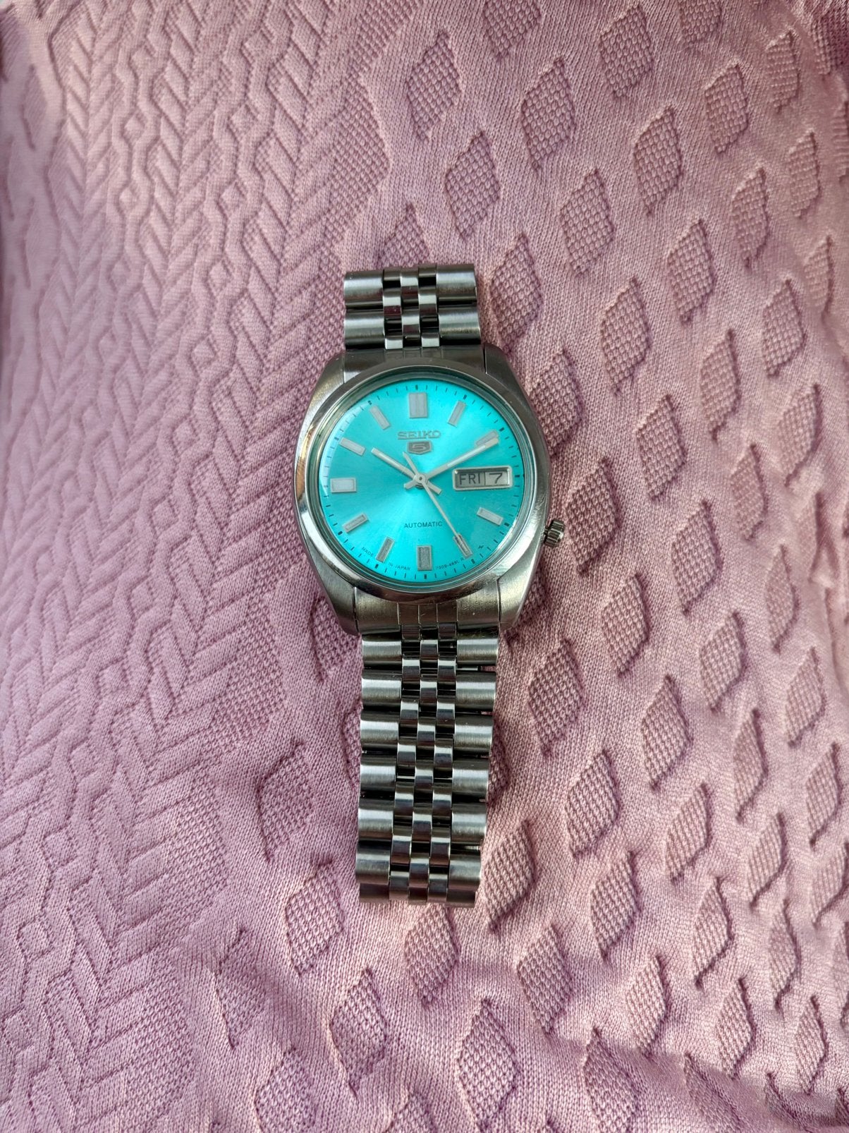 SEIKO 5 AUTOMATIC 7009-469L, Montre-bracelet, Seiko, Enlèvement ou Envoi, Acier