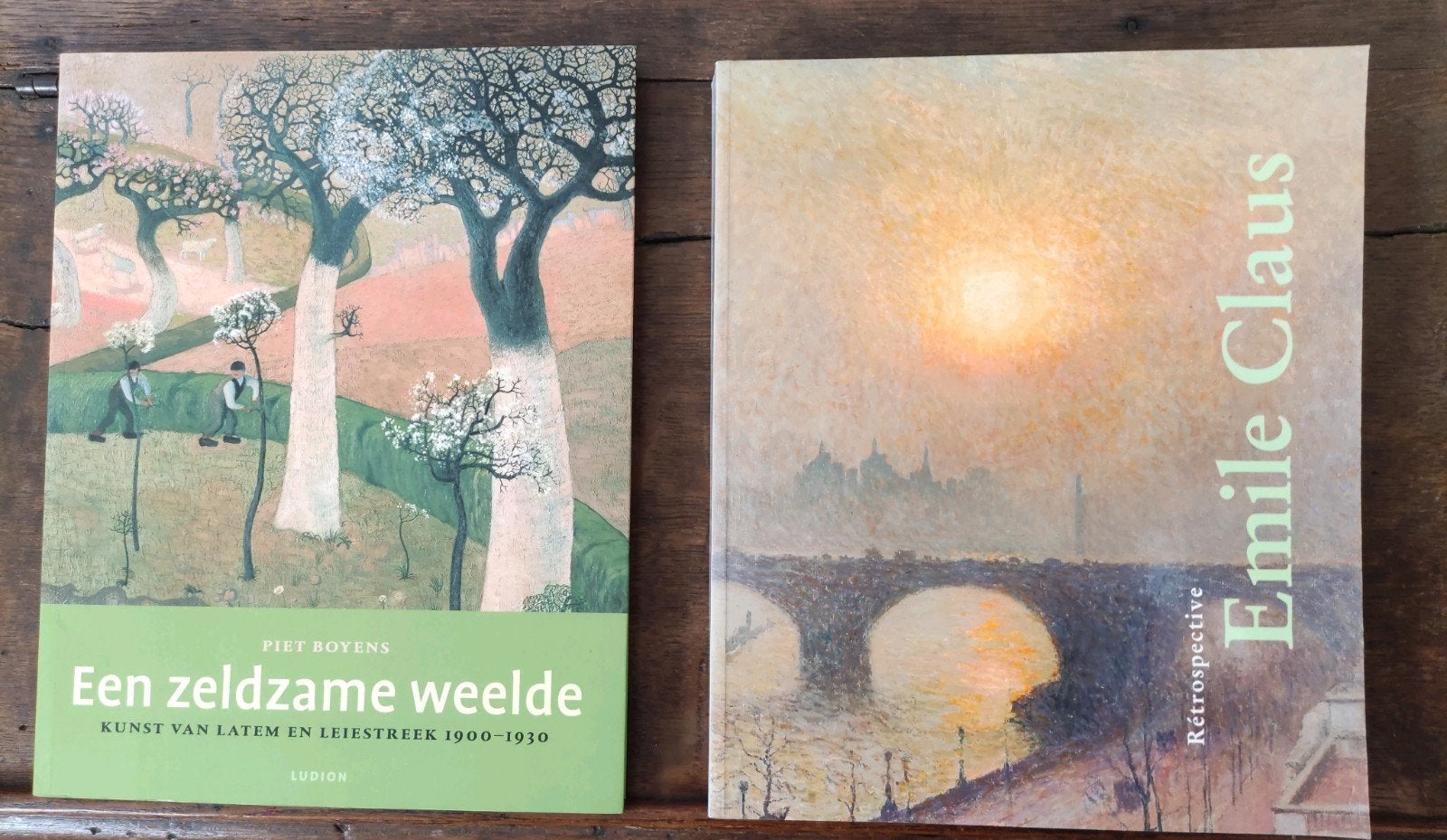 2 topboeken : Lathemse kunst en Claus, Ophalen of Verzenden