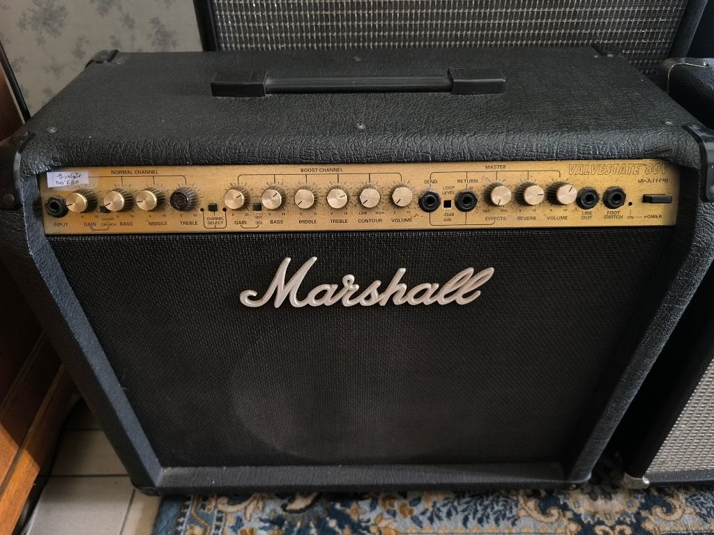 Marshall Valvestate 8080 (80V) 80-Watt 1x12" + footswitch, Muziek en Instrumenten, Ophalen, Gebruikt, Gitaar, 50 tot 100 watt
