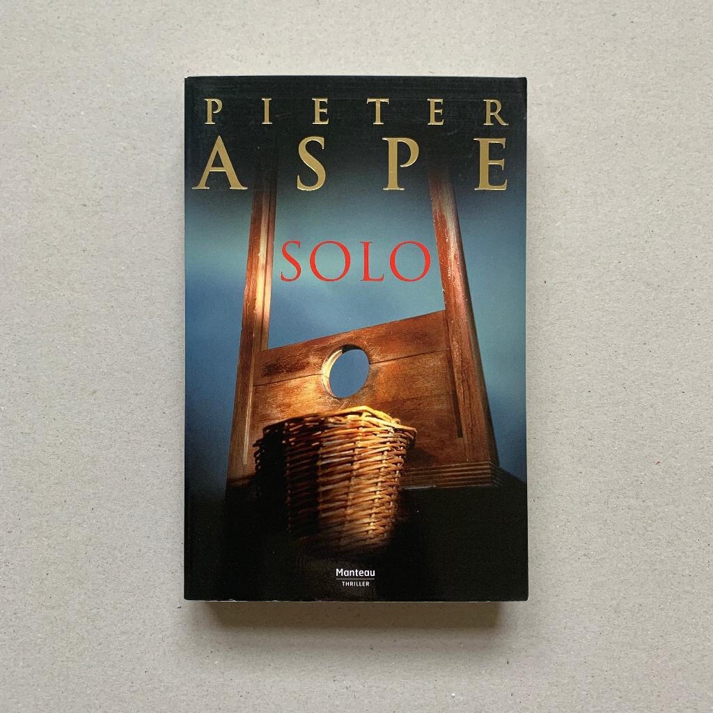 Pieter Aspe "Solo" (2011) BOEK, Pieter Aspe, Enlèvement ou Envoi, Belgique, Comme neuf