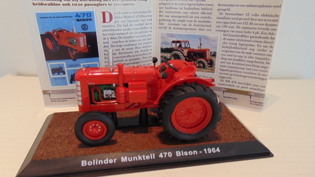 Modèle de tracteur Bolinder Munktell 470 Bisson - 1964 -1/32, Hobby & Loisirs créatifs, Enlèvement ou Envoi, Comme neuf, Tracteur et Agriculture