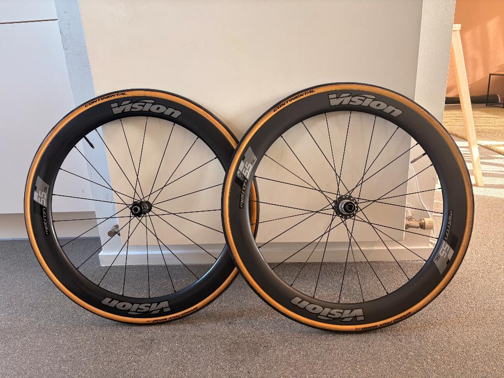 Vision SC55 TLR Disc wielen, Fietsen en Brommers, Fietsonderdelen, Wiel, VISION, Ophalen of Verzenden, Zo goed als nieuw