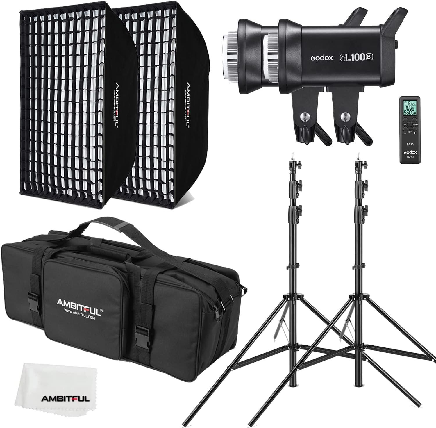 GODOX SL100Bi Lot de 2 lampes vidéo, Collections, Appareils photo & Matériel cinématographique, Enlèvement