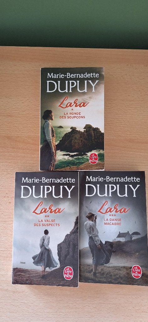 Les 3 volumes de la saga Lara de Marie-Bernadette Dupuy, Livres, Enlèvement ou Envoi, Utilisé, Marie-Bernadette Dupuy