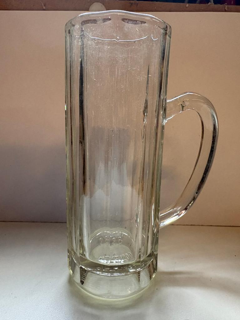 Brouwerij Caulier   Hoge bierpul kleine 28 H 18,5 cm, Ophalen of Verzenden, Zo goed als nieuw