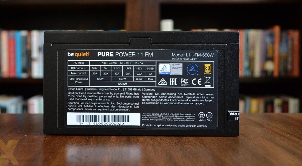 psu 650w full modulair be quiet, Ophalen of Verzenden, Zo goed als nieuw