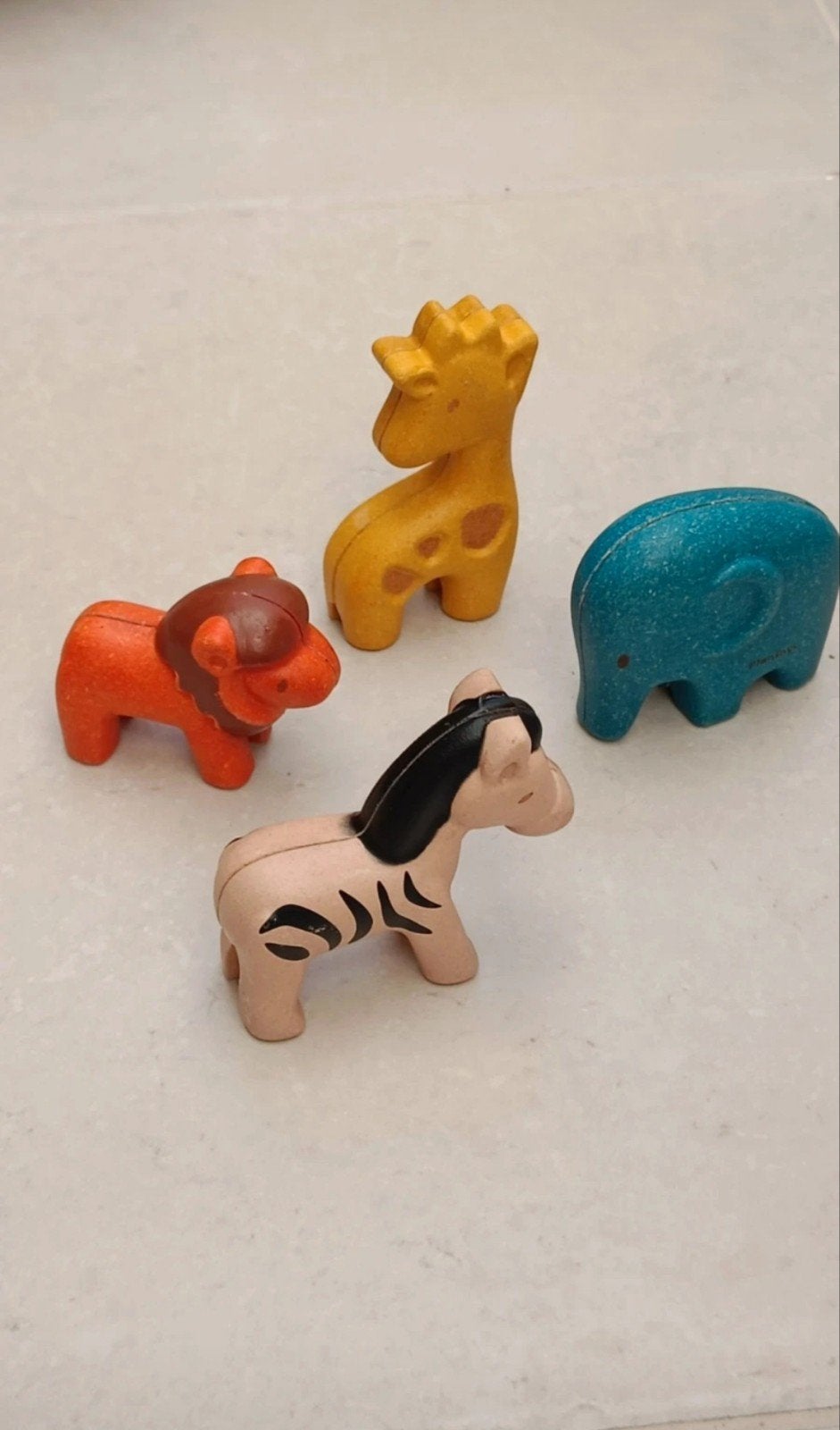 Plan toys Houten jungle diertjes, Enlèvement ou Envoi