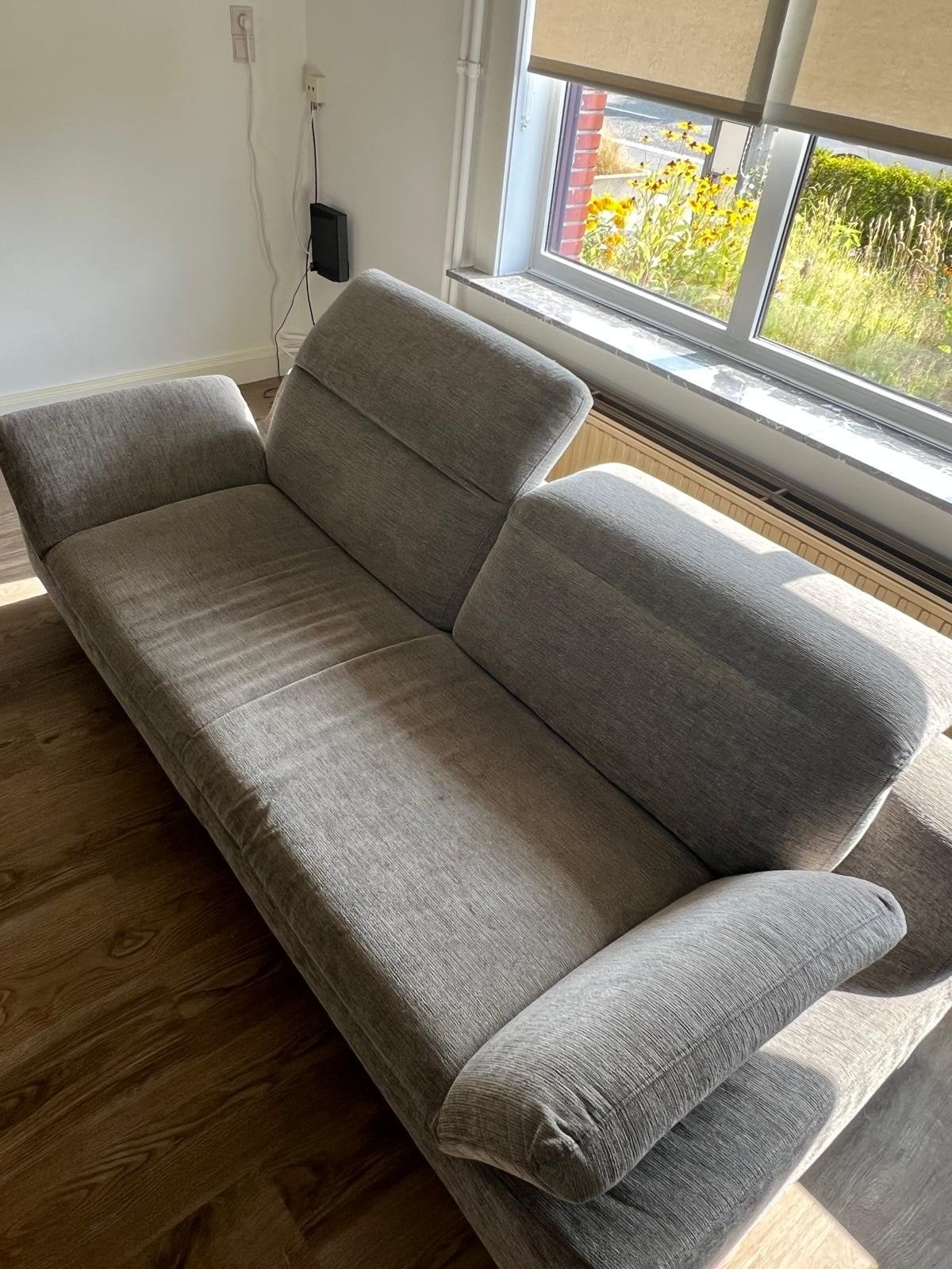 Bardi Italy Pedro 3-zits designzetel grijs, Huis en Inrichting, Ophalen, Driepersoons, 75 tot 100 cm, Zo goed als nieuw