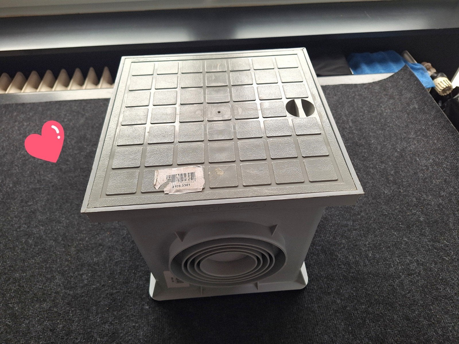 NIEUWE INSPECTIEPUT 30 x 30 cm met deksel. Nooit gebruikt!!, Doe-het-zelf en Bouw, Buizen en Afvoer, Ophalen