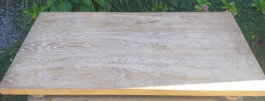 Prachtige tafelblad van massief eikenhout, Ophalen, Gebruikt, Eikenhout