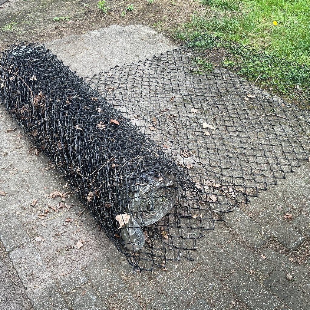 Afspanning draad zwart, Ophalen, Zo goed als nieuw, 20 meter of meer, Draad