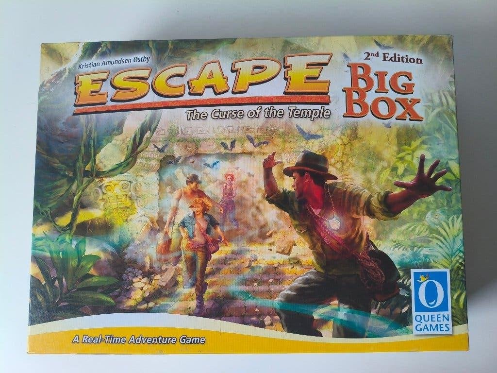 Escape: Curse of the temple big box (2nd edition), Trois ou quatre joueurs, Enlèvement ou Envoi, Comme neuf, Queen Games