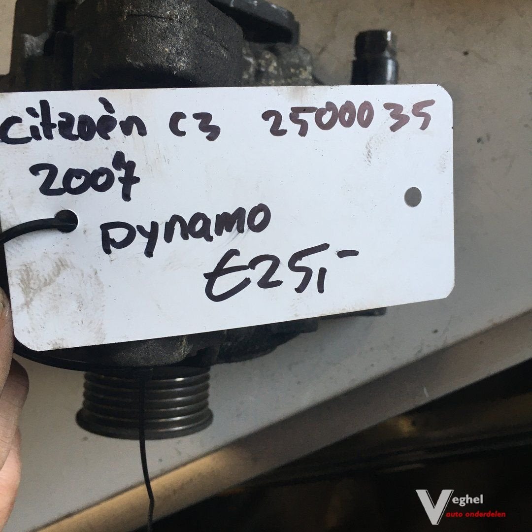 Citroen C3  1.1   2007 Wagennr 2500035 Kleurcode EKQ  Dynamo, -, Utilisé, -, -