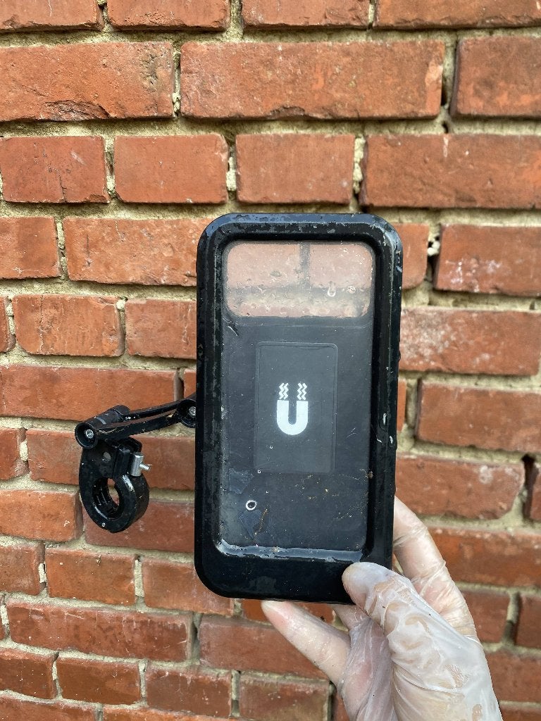 Waterdichte Telefoon Fietshouder, Fietsen en Brommers, Ophalen, Zo goed als nieuw