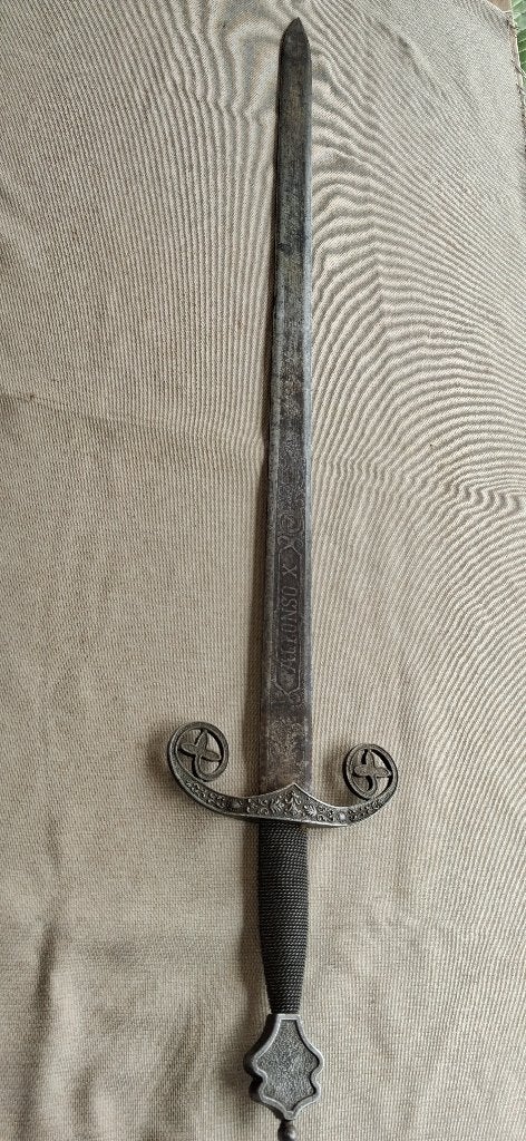 Réplique ancienne de l'épée médiévale d'Alphonse X, Enlèvement ou Envoi, Armée de terre, Épée ou sabre