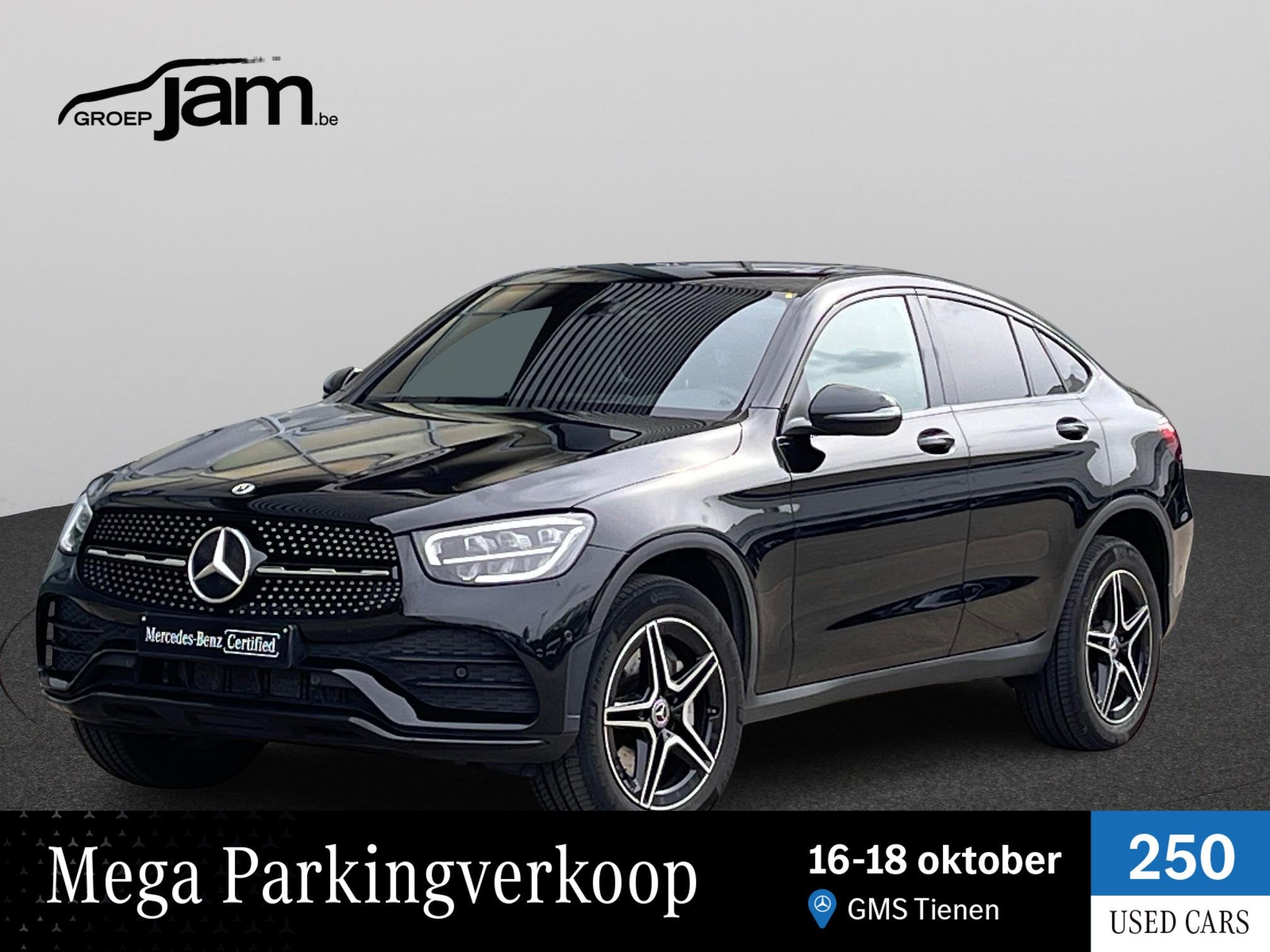 Mercedes-Benz GLC Coupé 300 de 4MATIC AMG/Schuifdak, Autos, 143 kW, Euro 6, Entreprise, 2000 kg