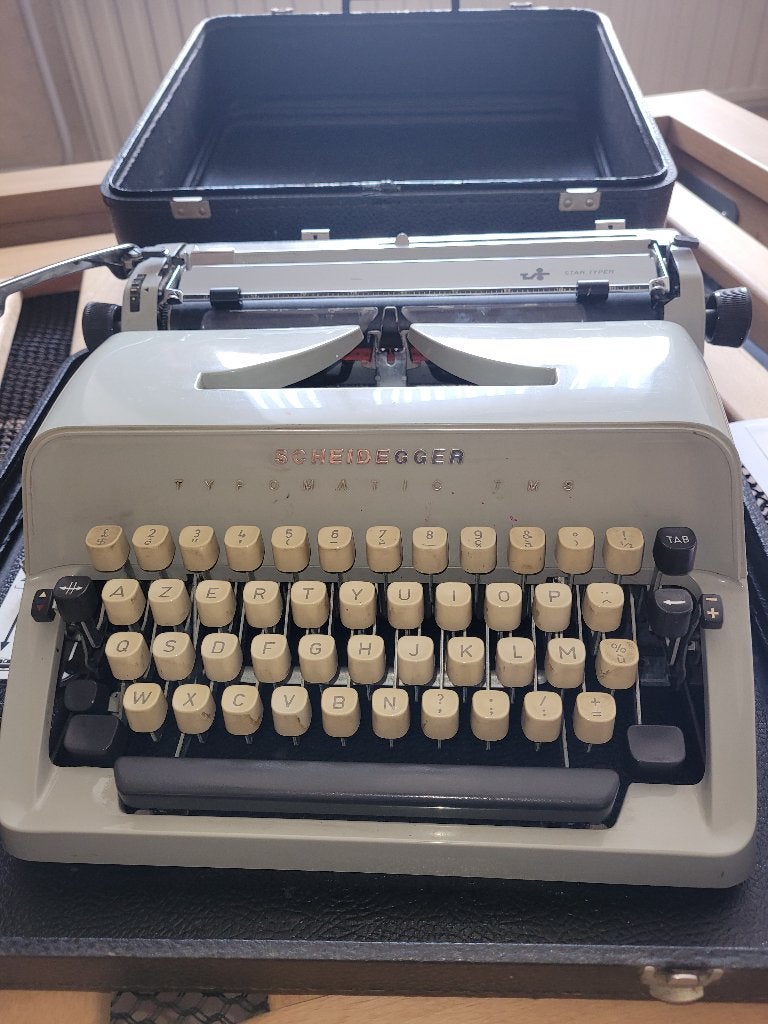 Typemachine Scheidegger, Diversen, Typemachines, Ophalen, Gebruikt