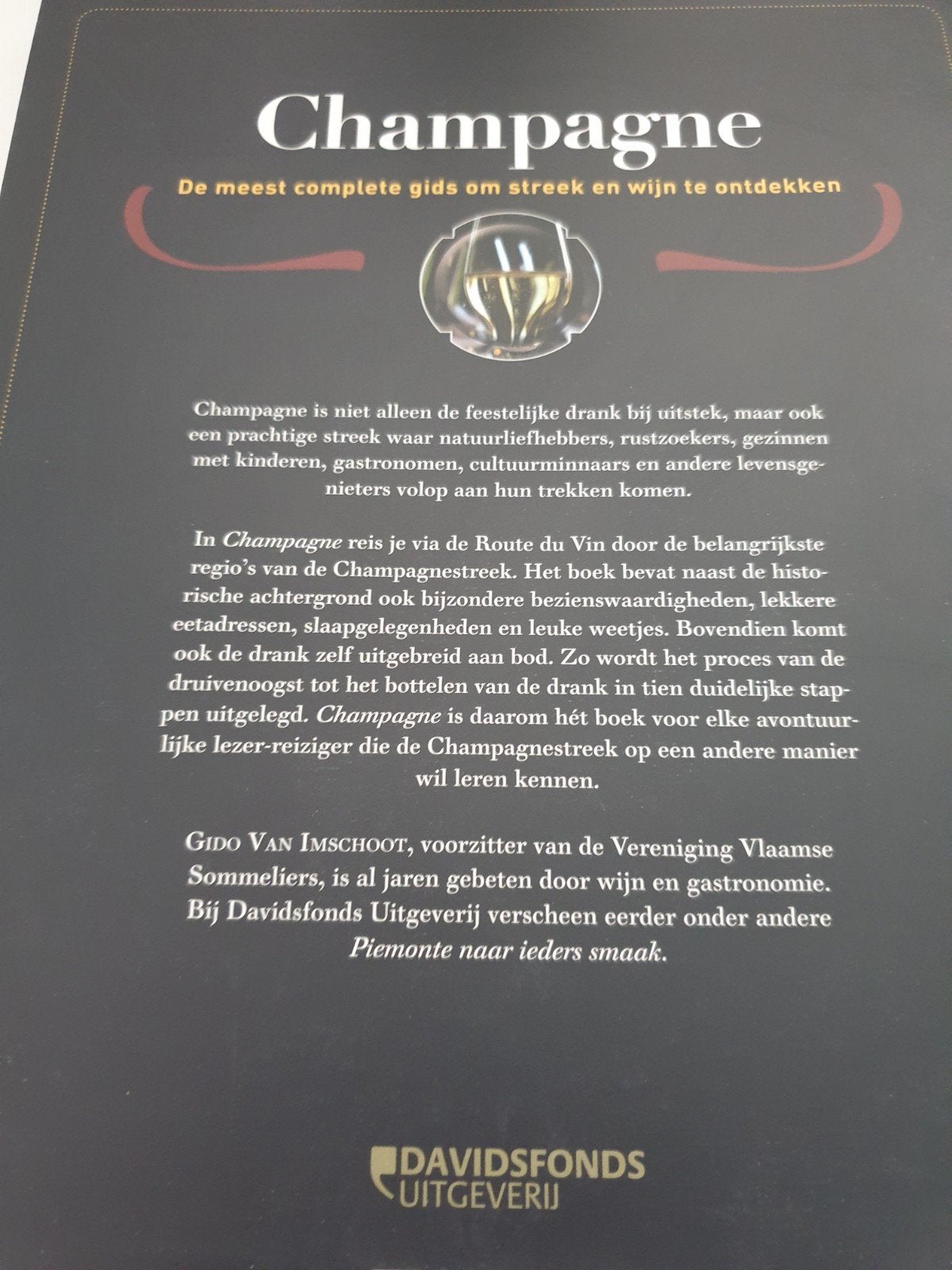 Gido Van Imschoot - Champagne, Ophalen of Verzenden, Zo goed als nieuw, Gido Van Imschoot