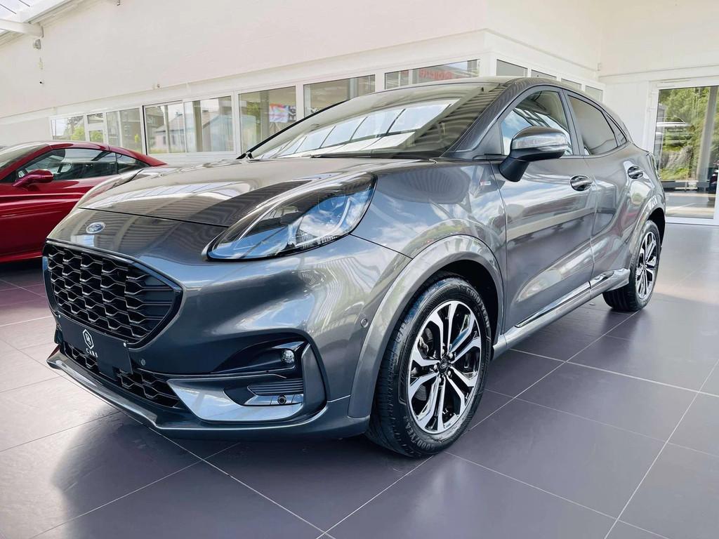 Ford Puma 1.0 mHEV * GARANTIE + ST-LINE + LED + GPS *, Argent ou Gris, Achat, Entreprise, 5 portes