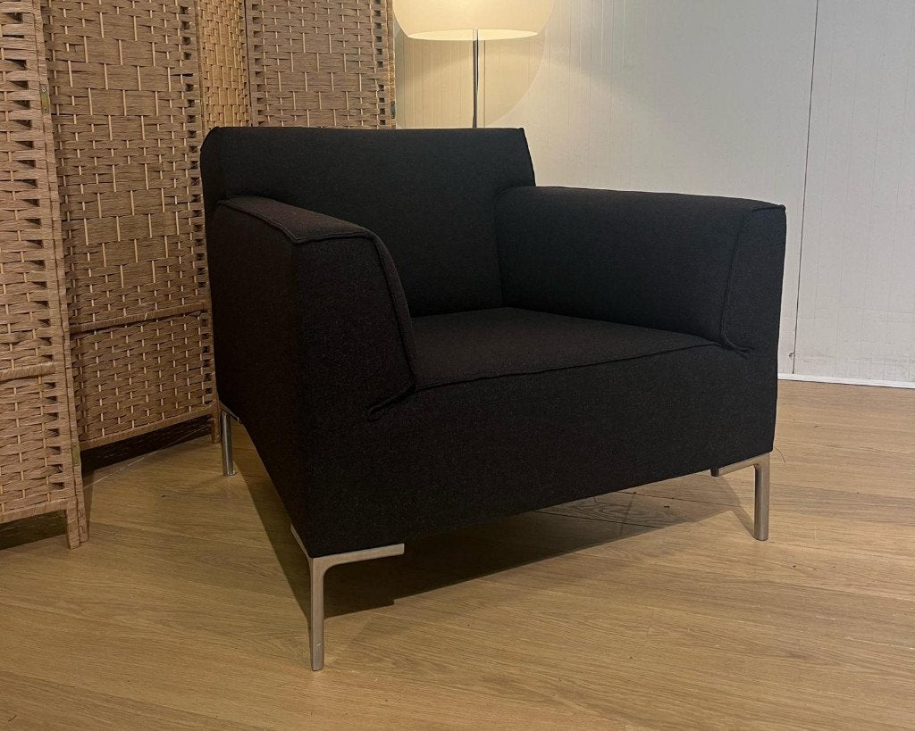 ÉTAT NEUF Design on Stock Bloq fauteuil en laine Ploeg, Maison & Meubles, Fauteuils, 75 à 100 cm, Enlèvement ou Envoi, Comme neuf